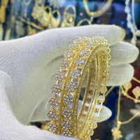 Hira Collections Austrian Stone Bangles Set for Women
