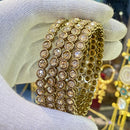 Hira Collections Austrian Stone Bangles Set for Women