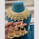 Hira Collection Glamorous Polki Kundan And Pearl Choker Necklace Set