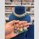 Hira Collection Royal Kundan Stone And Pearl Necklace Set