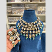 Hira Collection Royal Kundan Stone And Pearl Necklace Set