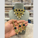 Hira Collection Pota Stone And Beads Designer Choker Necklace Set