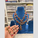 Hira Collection Pota Stone And Austrian Stone Designer Necklace Set