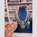 Hira Collection Pota Stone And Beaeds Designer Necklace Set