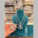 Hira Collection Delicate American Daimond Necklace Set 