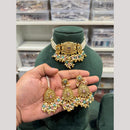 Hira Collections Elegant Pota Stone And Beads Fashion Choker Necklace Set