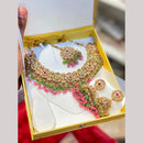 Hira Collections Exclusive Crystal Stone Beads And Pearl Necklace Set