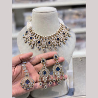 Hira Collections Premium Kundan Stone Necklace Set