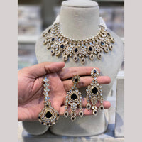 Hira Collections Premium Kundan Stone Necklace Set