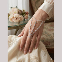 Hira Collections Designer Crystal Stone Hand Harness