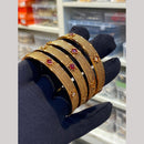 Hira Collections Premium Pota Stone Bangles Set