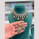Hira Collections Designer Polki Kundan Stone Choker Necklace Set for Women