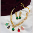 Hira Collections Gorgeous American Daimond Designer Chagneable Necklace Set