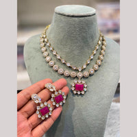 Hira Collections Wedding Wear Polki Kundan Stone Necklace Set