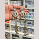 Hira Collections Heritage Polki Kundan Kashmiri Ghungroo Dangler Earrings