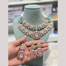 Hira Collections Designer Polki Kundan Stone And Pearl Choker Necklace Set