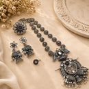 Hira Collections Designer Pota Stone And Pearl Embellished Combo Set