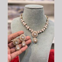 Hira Collections Designer Polki Kundan Stone Necklace Set