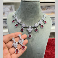 Hira Collections Designer American Daimond Necklace Set