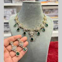 Hira Collections Designer American Daimond Necklace Set