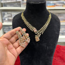 Hira Collections Designer American Daimond Necklace Set