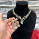 Hira Collections Designer American Daimond Necklace Set