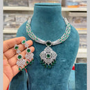 Hira Collections Designer American Daimond Necklace Set