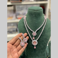 Hira Collections Designer American Daimond Necklace Set