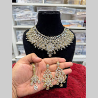 Hira Collections Designer American Daimond Necklace Set