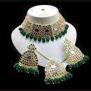 Darshana Jewels Gold Plated Mirror Choker Necklace Set