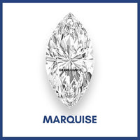 Golay Buchel Marquise Shape Cubic Zirconia Stone (2.5x1.5mm to 10x5mm)