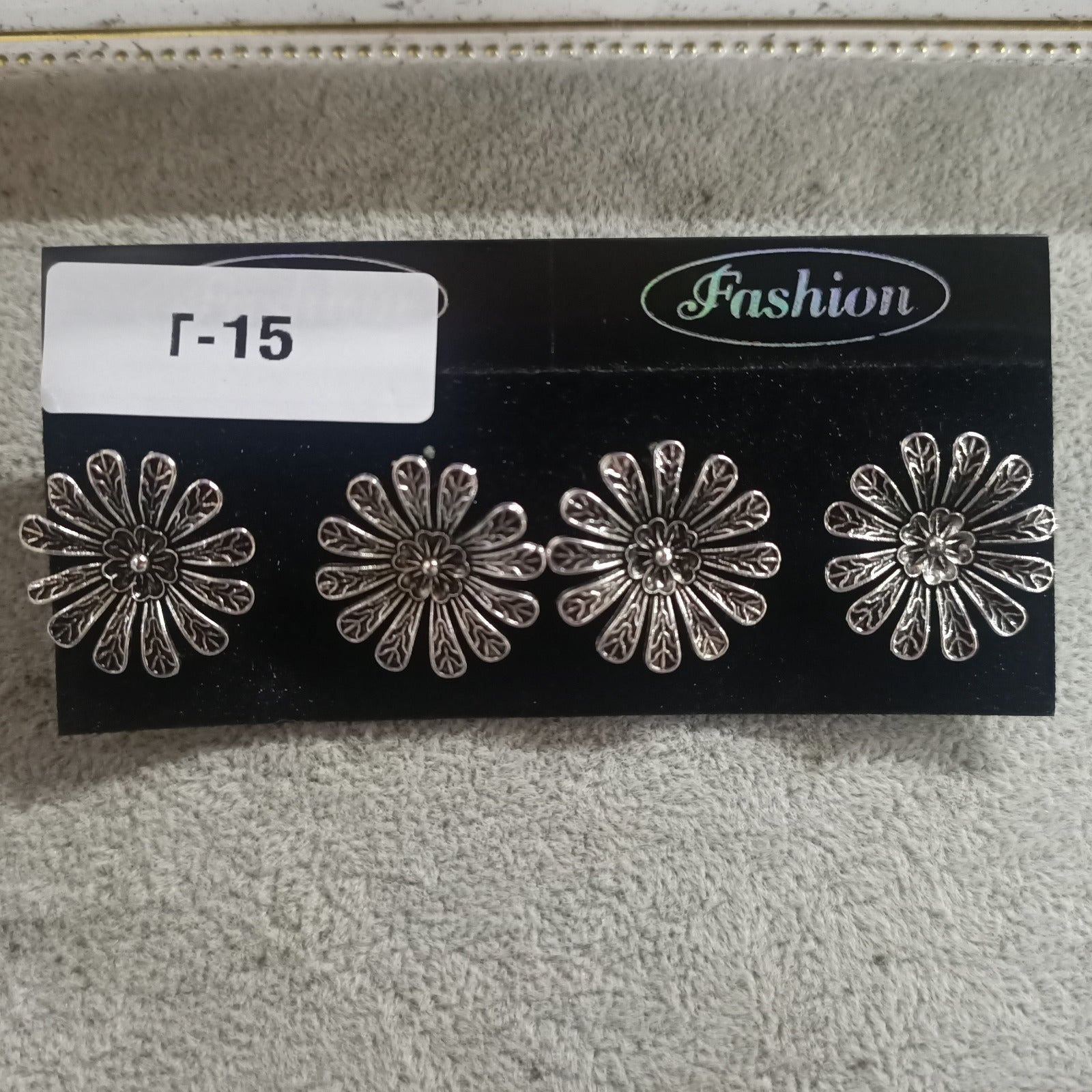 Tahura Oxidised Plated Stud Earrings