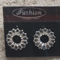 Tahura Oxidised Plated Stud Earrings