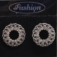 Tahura Oxidised Plated Stud Earrings