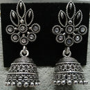 Tahura Oxidised Plated Jhumki Earrings