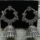 Tahura Oxidised Plated Jhumki Earrings