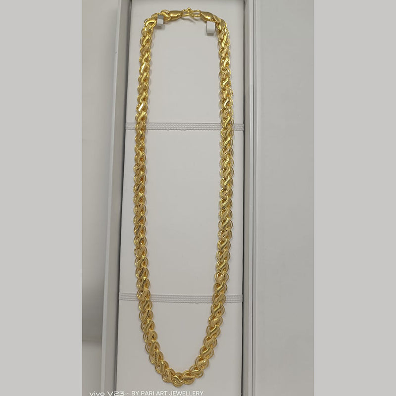Pari Art Jewellery Forming Gold Long Chain