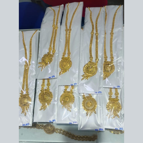 Pari Art Jewellery Forming Gold Long Necklace Set (Assorted Design 1 Set)
