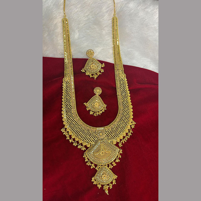 Pari Art Jewellery Forming Gold Plated Necklace Set