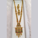 Pari Art Jewellery Forming Pota Stone Long Necklace Set