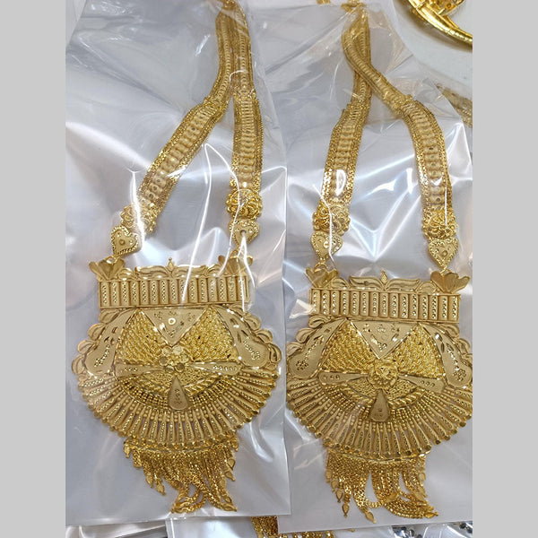 Pari Art Jewellery Forming Gold Long Necklace Set (1 Piece Only)