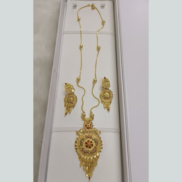 Pari Art Jewellery Forming Long Necklace Set