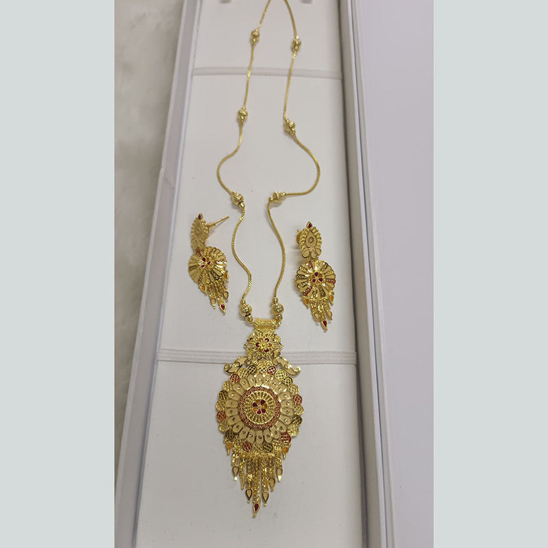 Pari Art Jewellery Forming Long Necklace Set