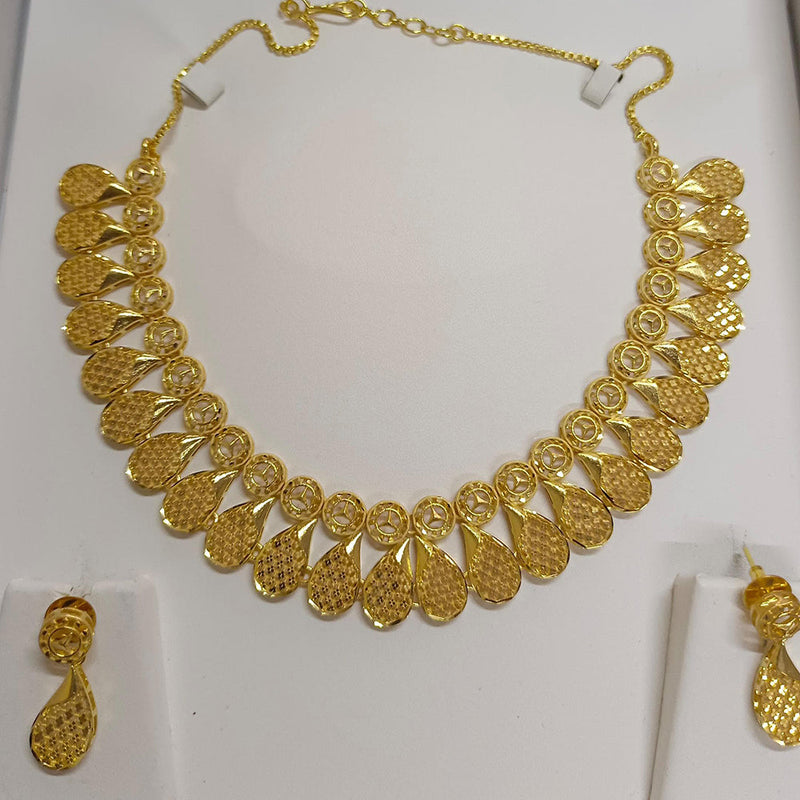 Pari Art Jewellery Forming Gold Plated Necklace Set