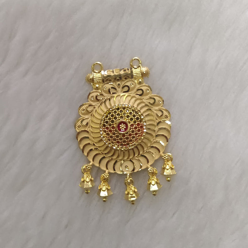 Pari Art Jewellery Forming Gold Plated Pendent