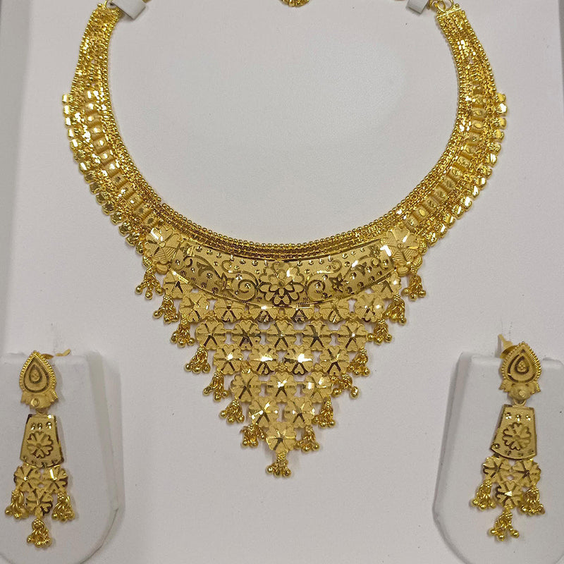 Pari Art Jewellery Forming Gold Plated Necklace Set