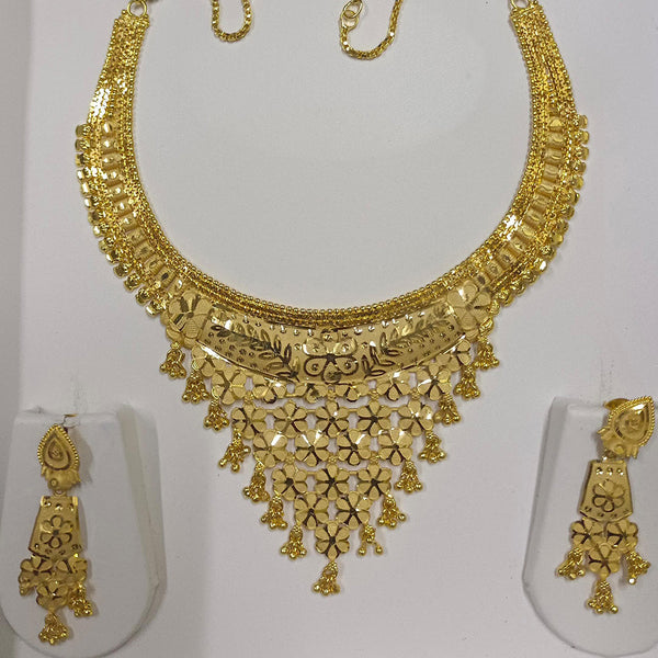 Pari Art Jewellery Forming Gold Plated Necklace Set