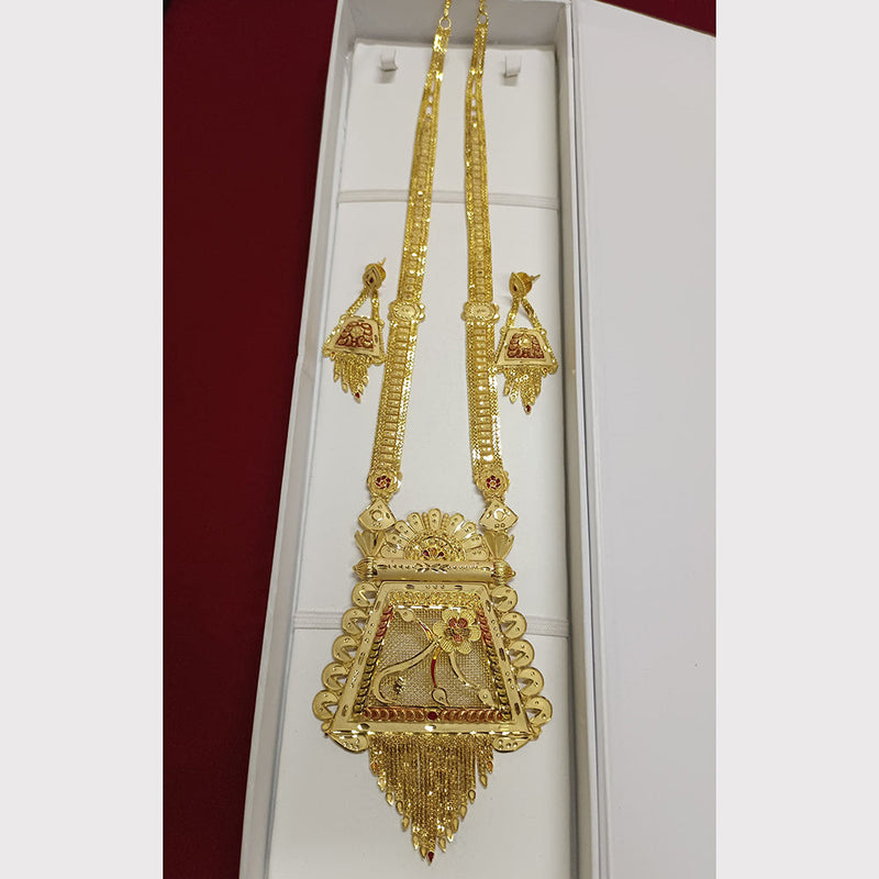 Pari Art Jewellery Forming Long Necklace Set