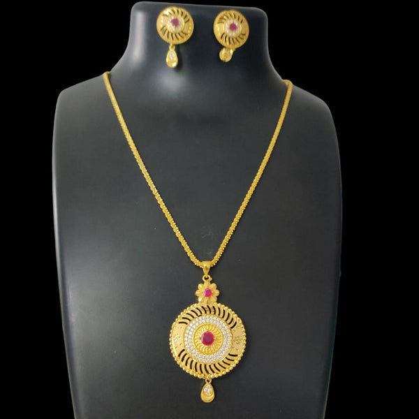 Pari Art Jewellery Forming Chain Pendant Set