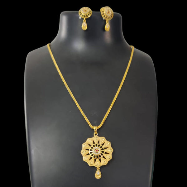 Pari Art Jewellery Forming Chain Pendant Set